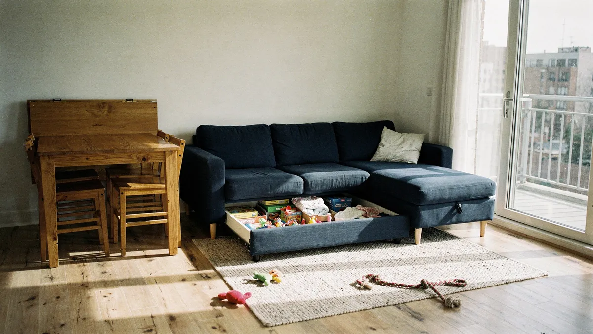 Storage Furniture for Multifunctional Rooms
